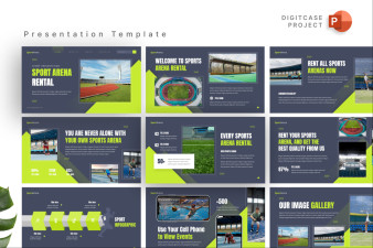Sport Arena Rental PowerPoint Template